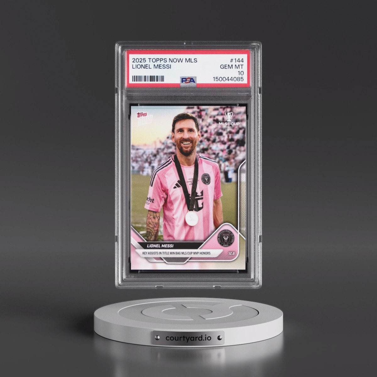 2025 Topps Now MLS #144 Lionel Messi (PSA 10 GEM MINT)