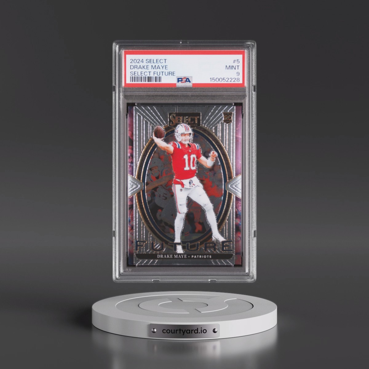 2024 Panini Select Select Future #5 Drake Maye (PSA 9 MINT)