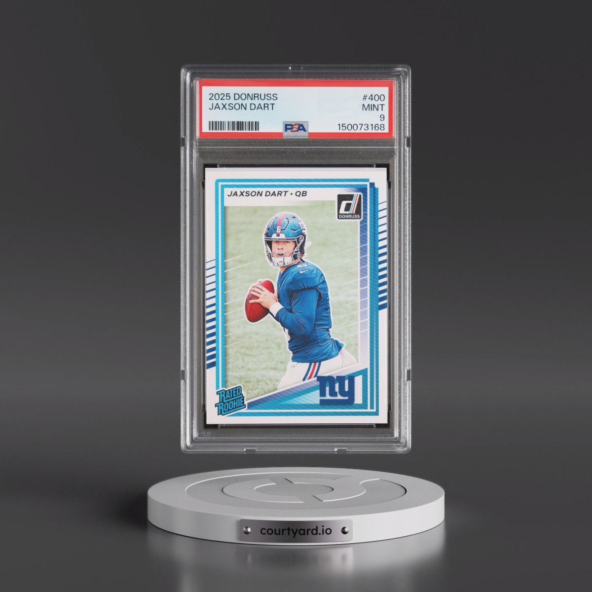 2025 Panini Donruss #400 Jaxson Dart (PSA 9 MINT)