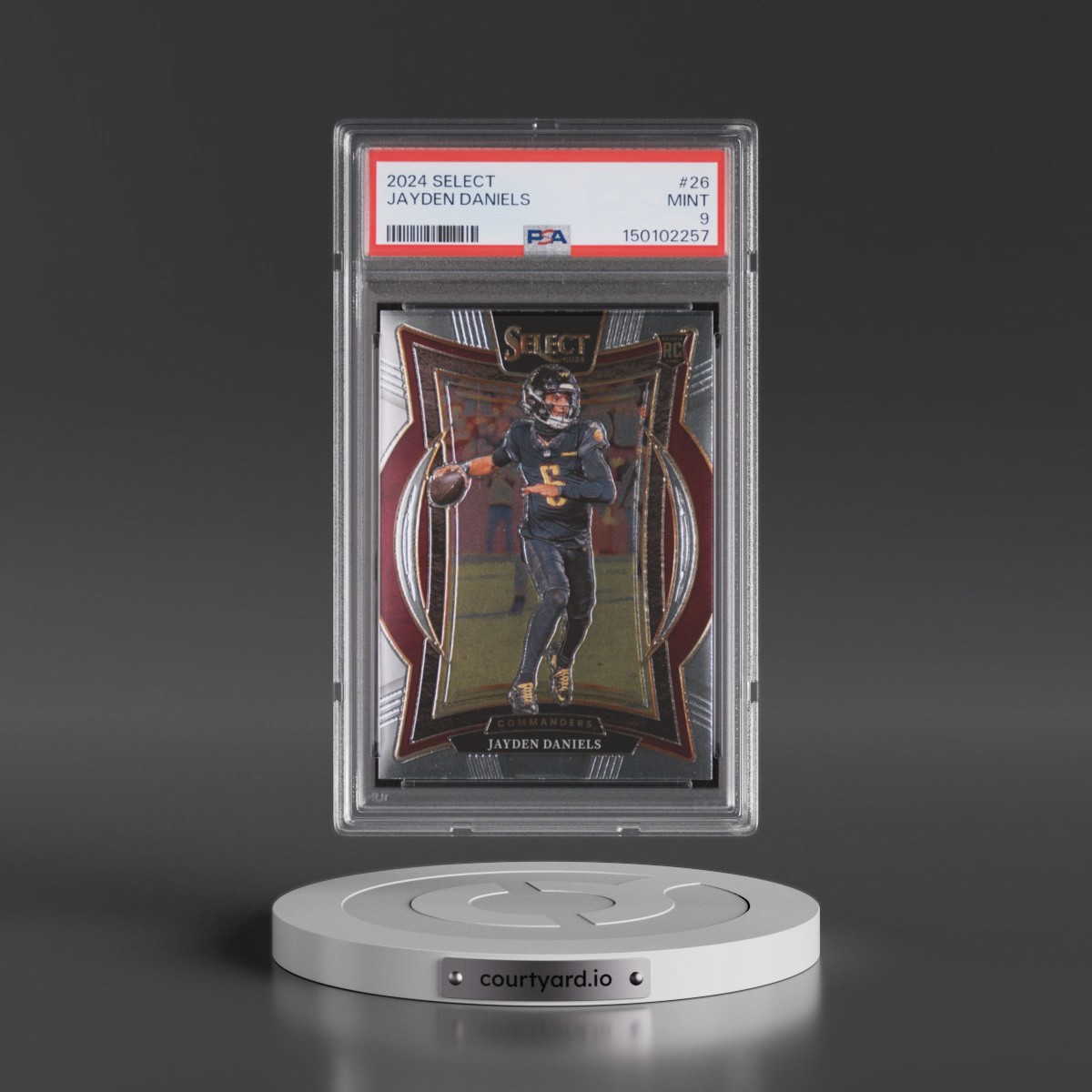 2024 Panini Select #26 Jayden Daniels (PSA 9 MINT)