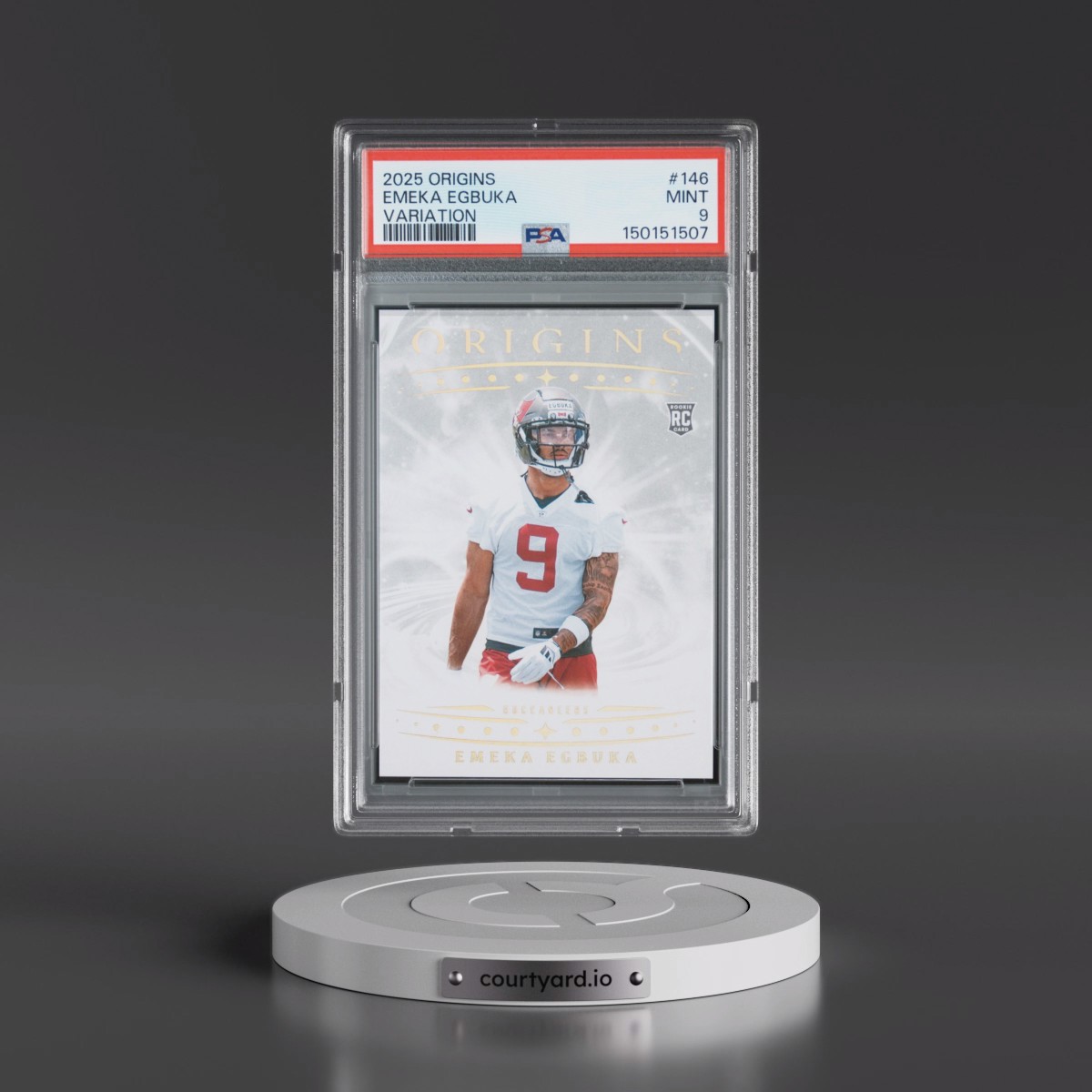 2025 Panini Origins #146 Emeka Egbuka - Variation (PSA 9 MINT)