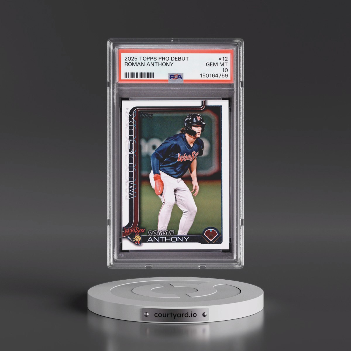 2025 Topps Pro Debut #12 Roman Anthony (PSA 10 GEM MINT)