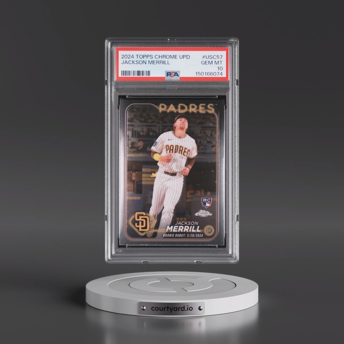 2024 Topps Chrome Update #USC57 Jackson Merrill (PSA 10 GEM MINT)