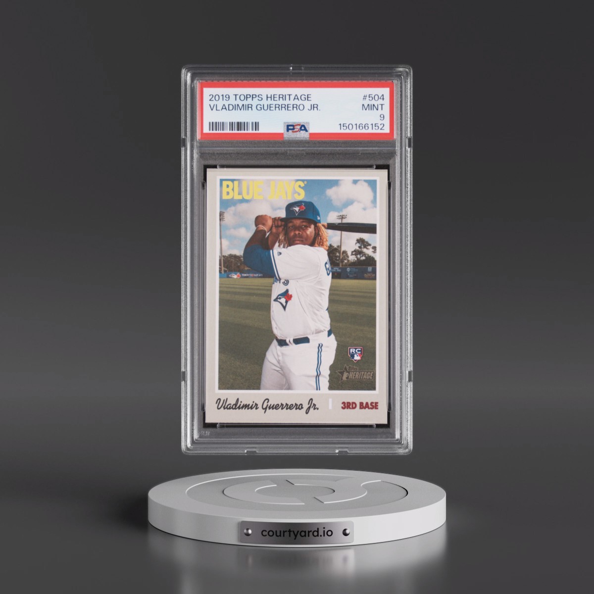 2019 Topps Heritage #504 Vladimir Guerrero Jr. (PSA 9 MINT)