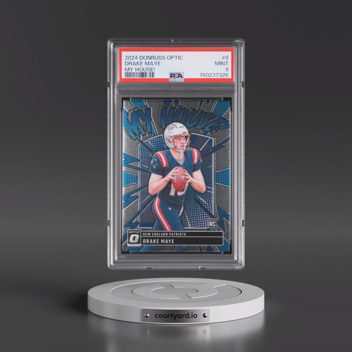 2024 Panini Donruss Optic My House! #8 Drake Maye (PSA 9 MINT)