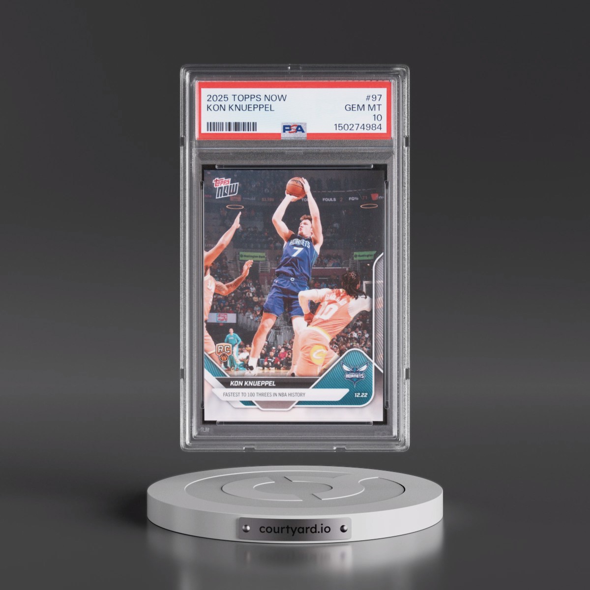 2025 Topps Now #97 Kon Knueppel (PSA 10 GEM MINT)