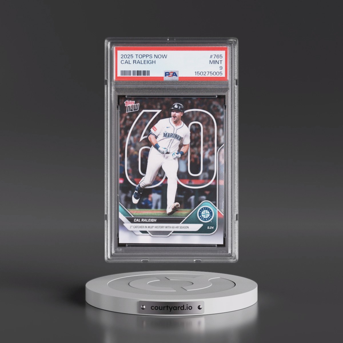 2025 Topps Now #765 Cal Raleigh (PSA 9 MINT)