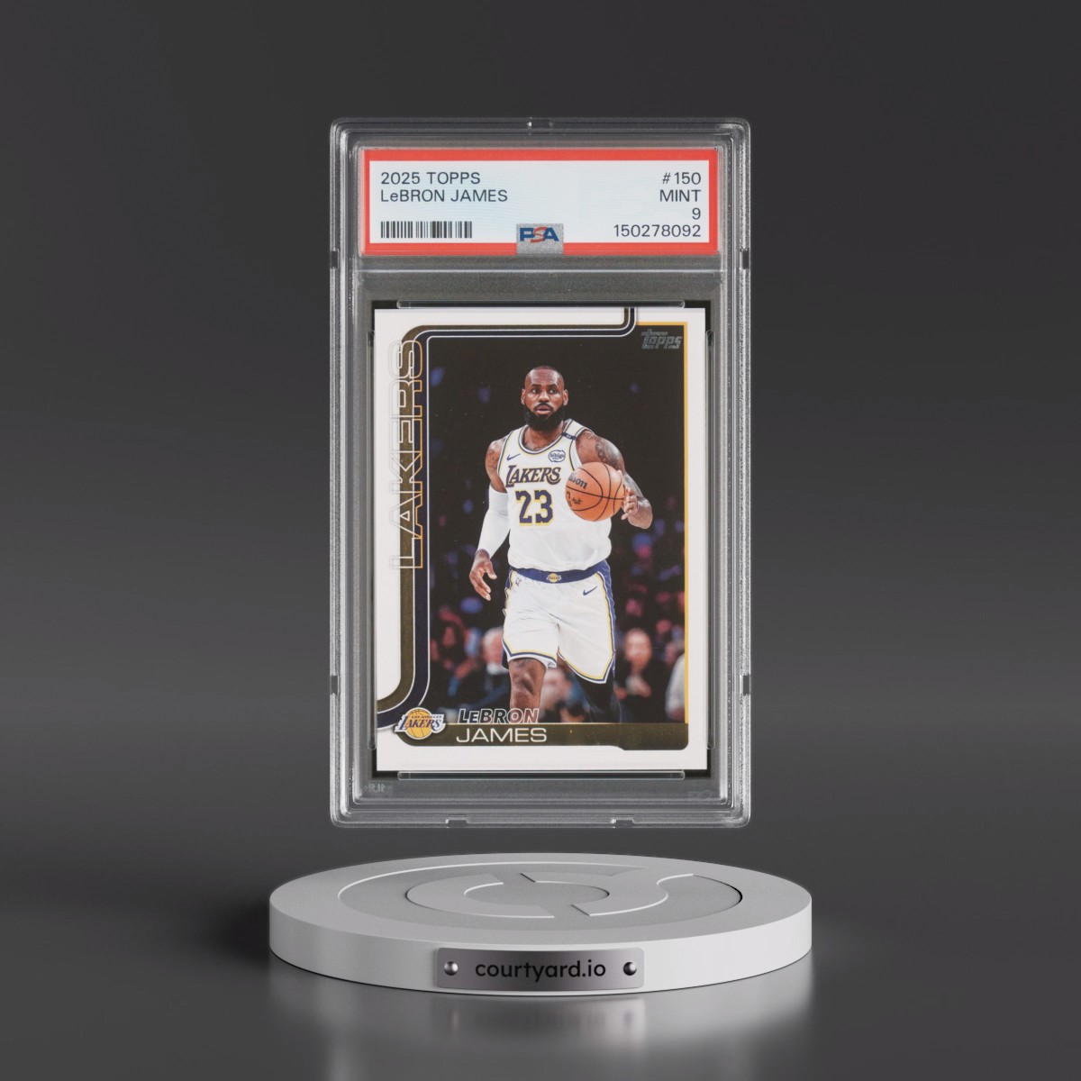 2025 Topps #150 LeBron James (PSA 9 MINT)