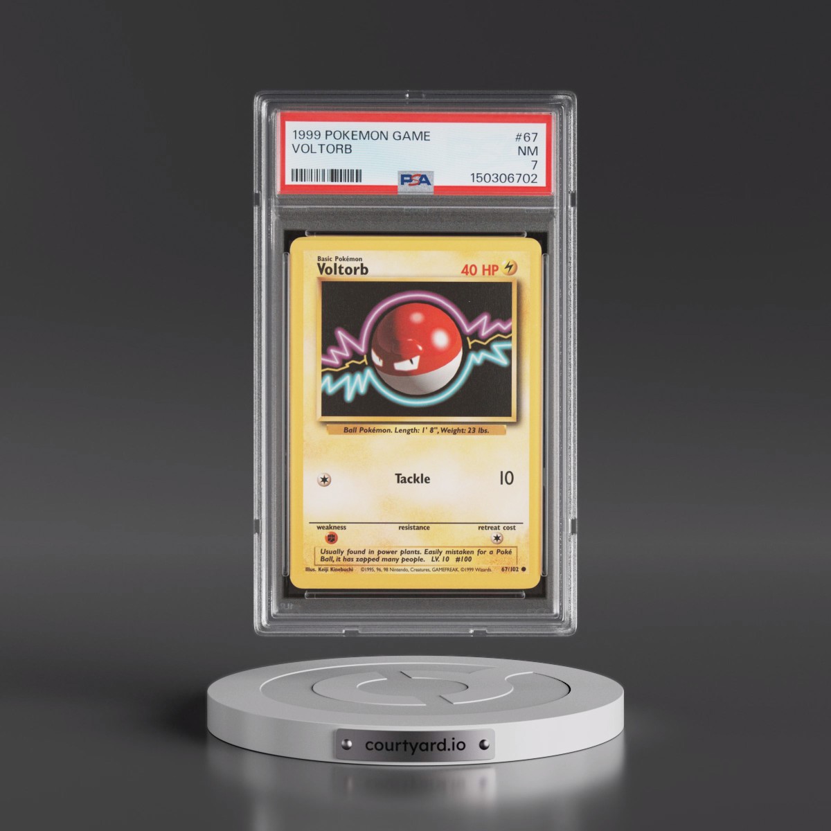 1999 Pokémon Game #67 Voltorb (PSA 7 NM)