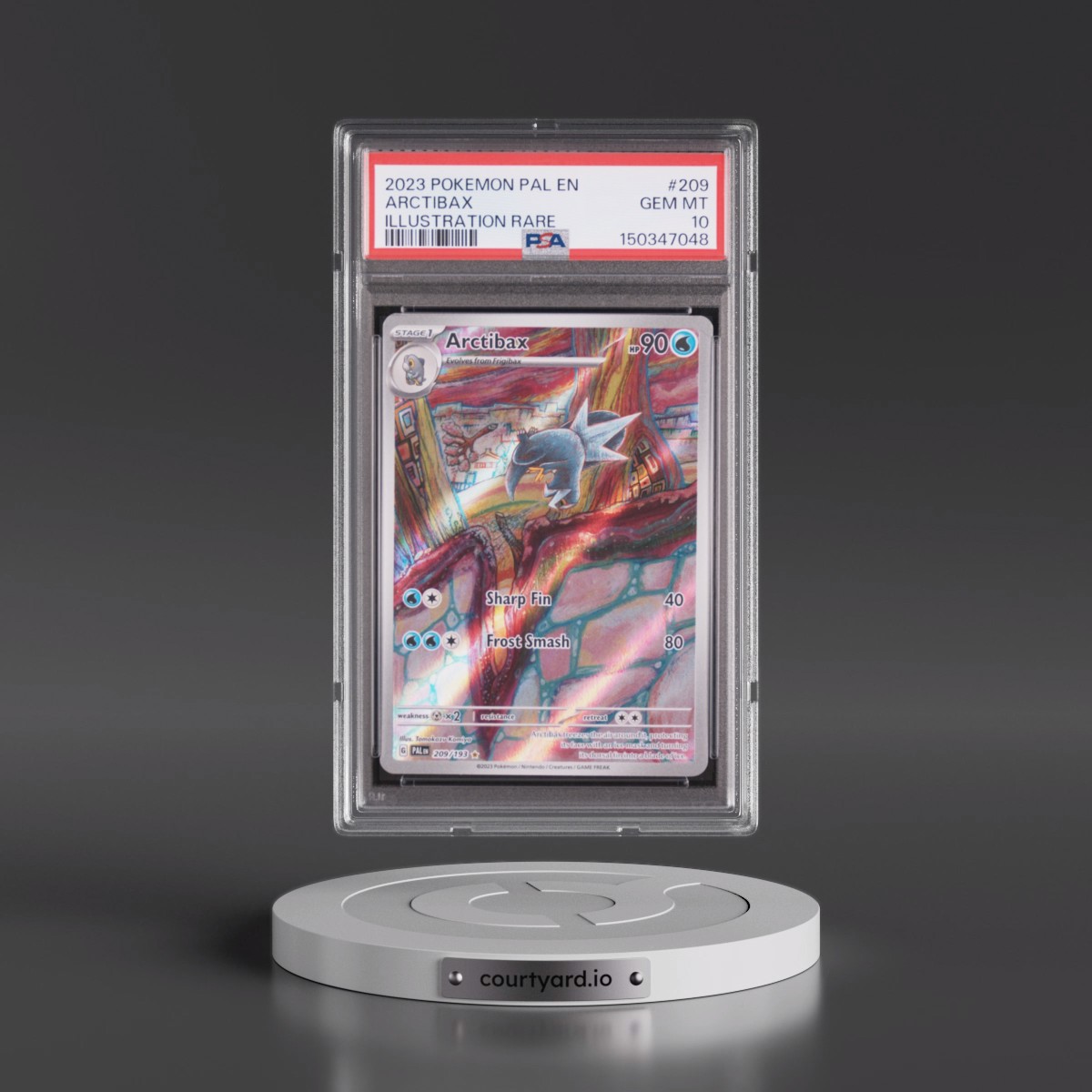 2023 Pokémon Pal EN-Paldea Evolved Arctibax - Illustration Rare #209 PSA 10