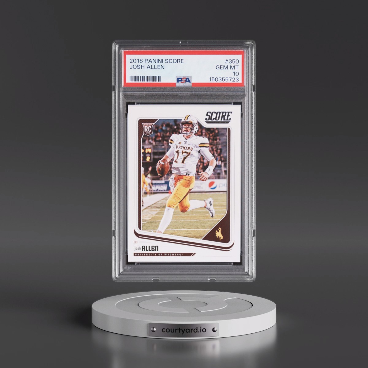 2018 Panini Score #350 Josh Allen (PSA 10 GEM MINT)