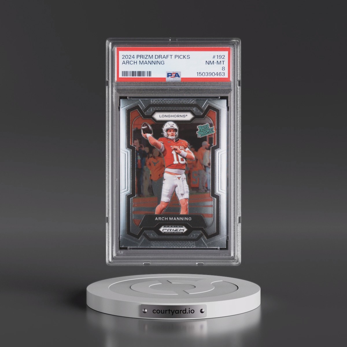 2024 Panini Prizm Draft Picks #192 Arch Manning (PSA 8 NM-MT)