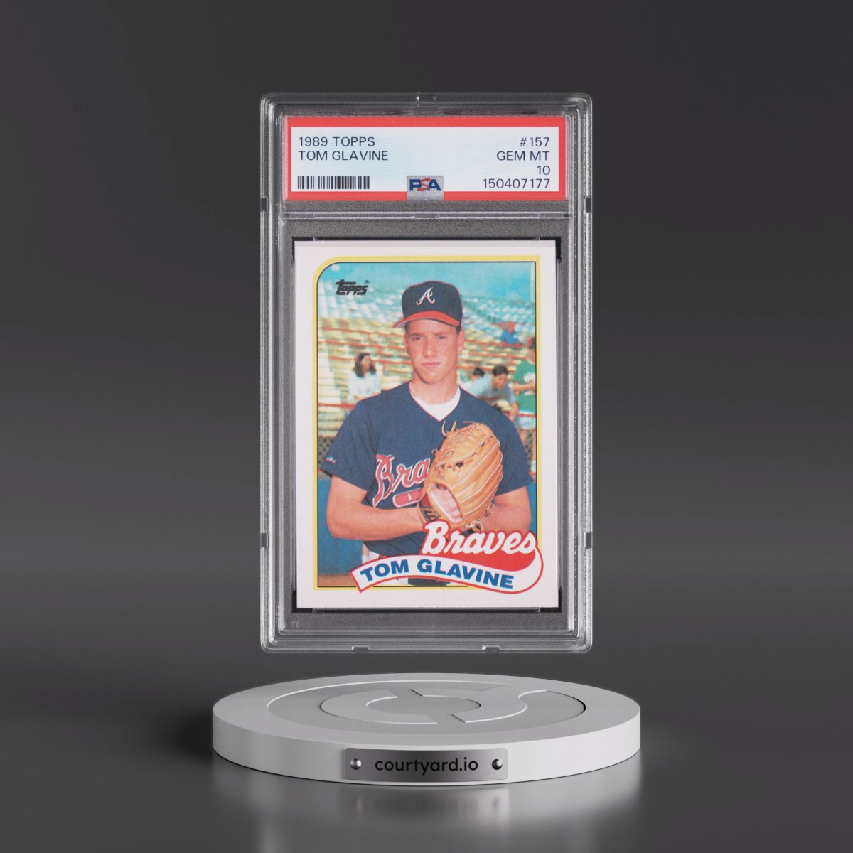 1989 Topps #157 Tom Glavine (PSA 10 GEM MINT)