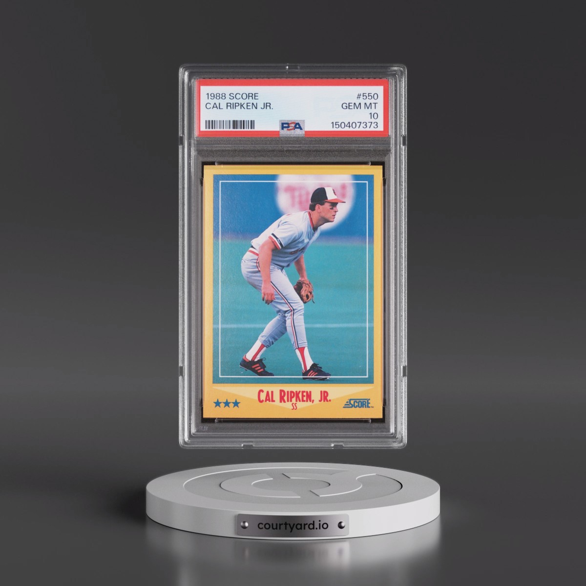 1988 Score #550 Cal Ripken Jr. (PSA 10 GEM MINT)