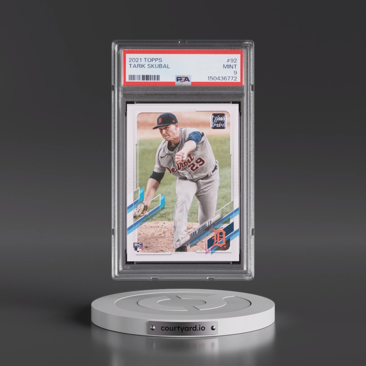 2021 Topps #92 Tarik Skubal (PSA 9 MINT)