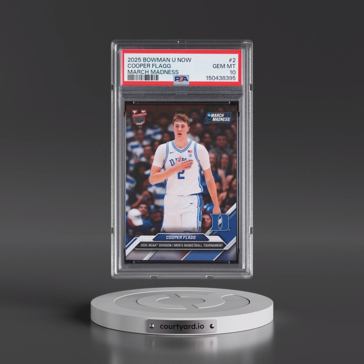2025 Bowman U Now March Madness #2 Cooper Flagg (PSA 10 GEM MINT)