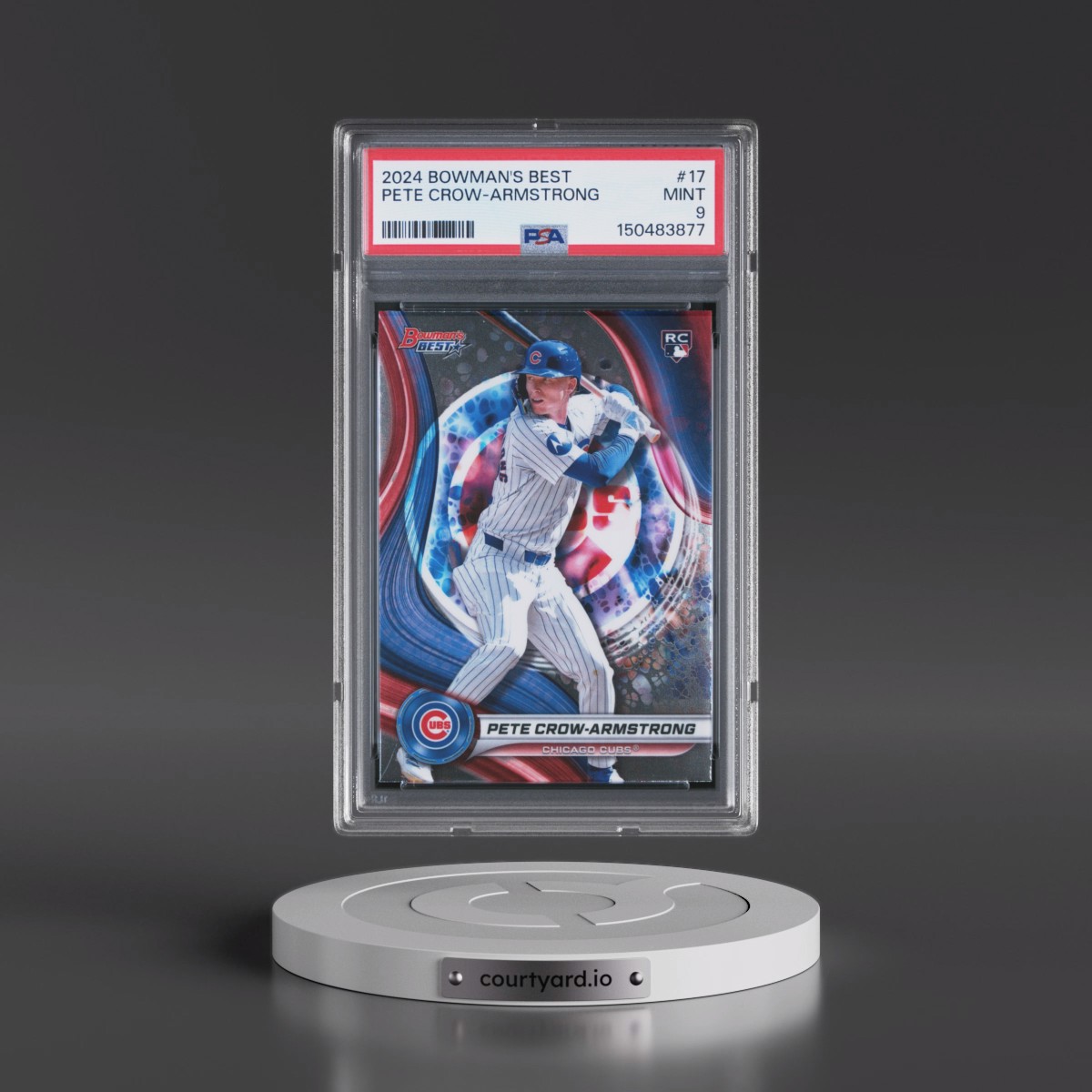 2024 Bowman's Best #17 Pete Crow-Armstrong (PSA 9 MINT)