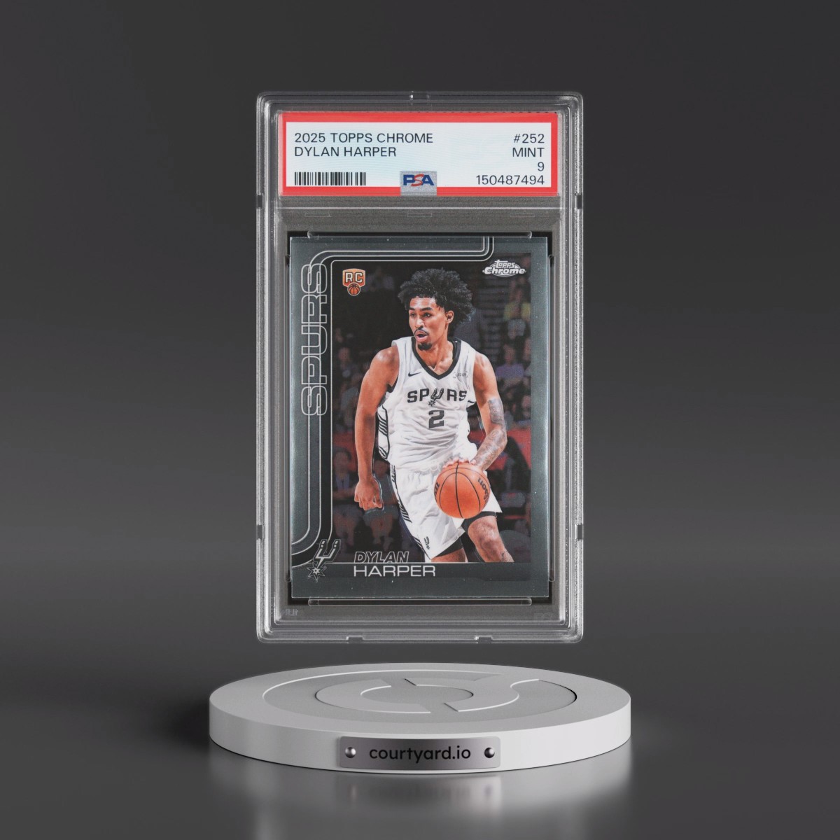 2025 Topps Chrome #252 Dylan Harper (PSA 9 MINT)