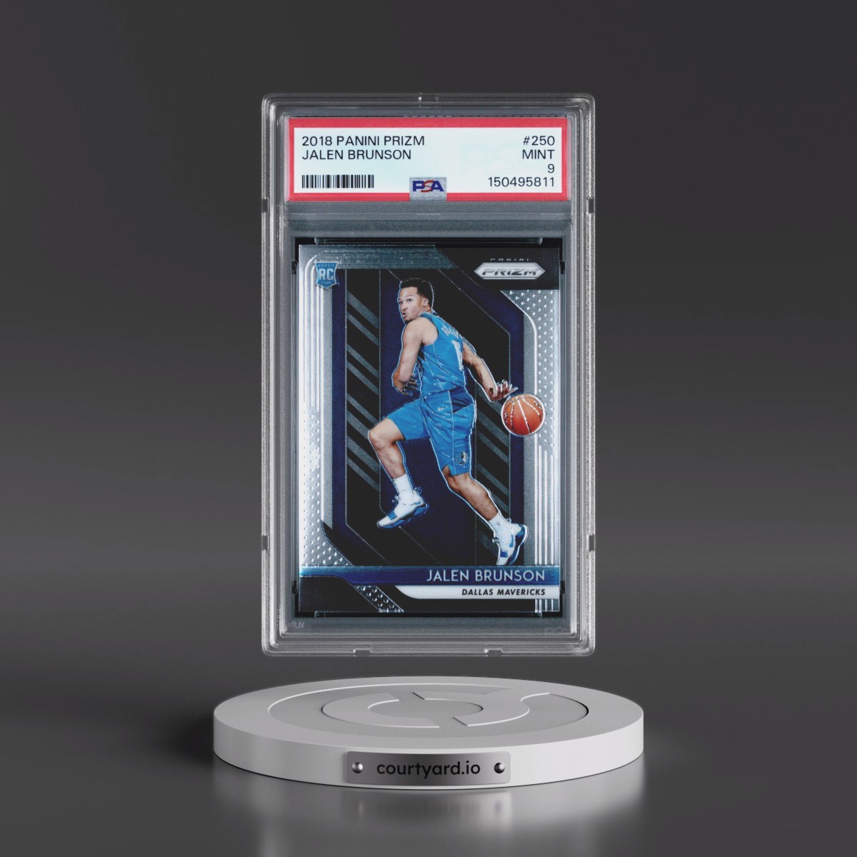 2018 Panini Prizm #250 Jalen Brunson (PSA 9 MINT)