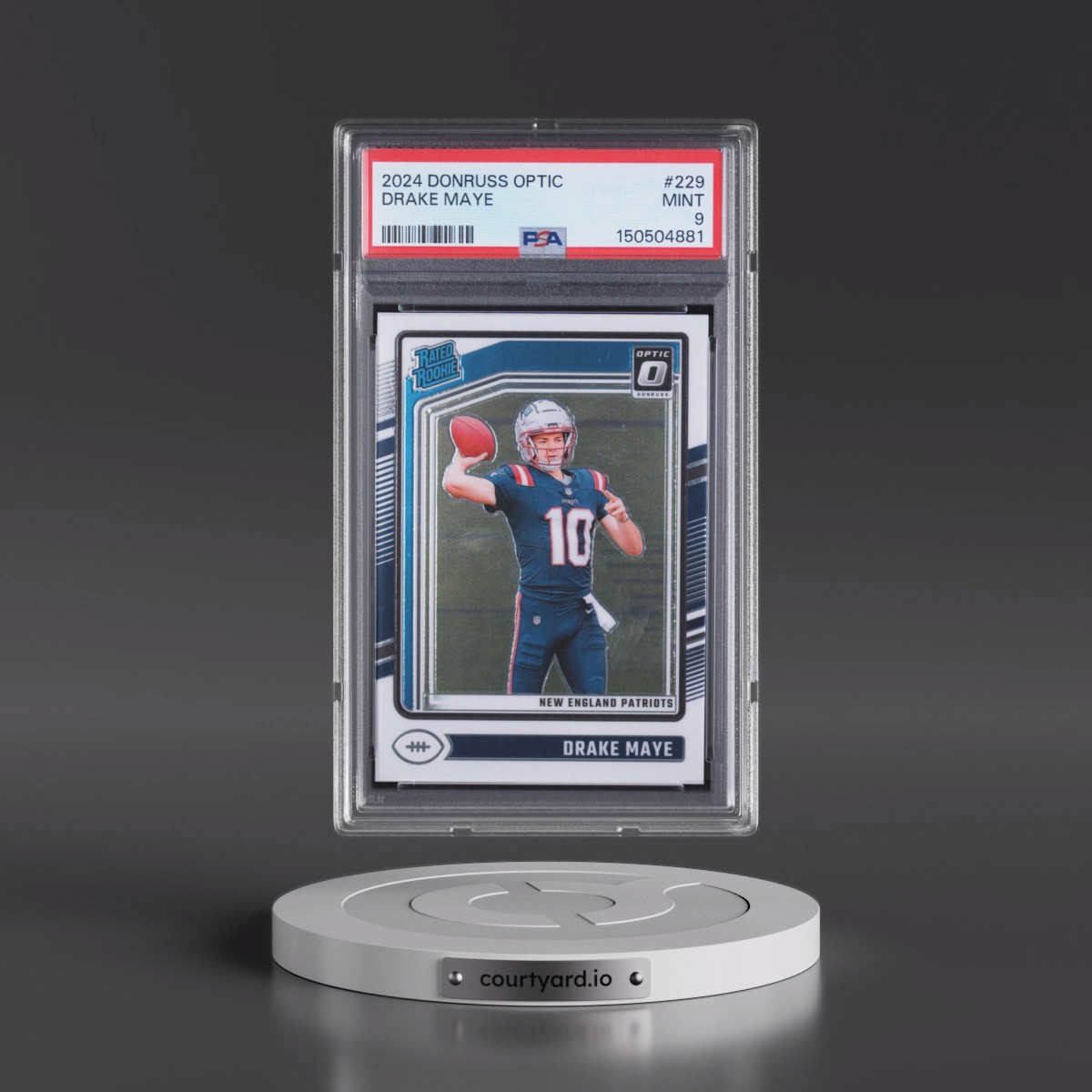 2024 Panini Donruss Optic #229 Drake Maye (PSA 9 MINT)