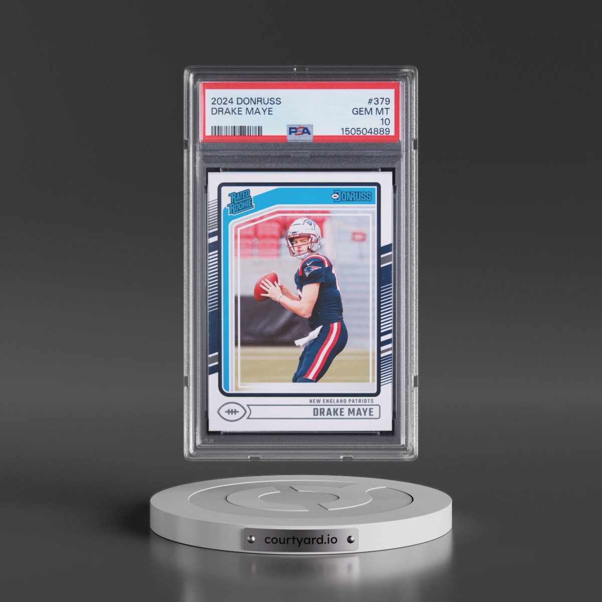 2024 Panini Donruss #379 Drake Maye (PSA 10 GEM MINT)