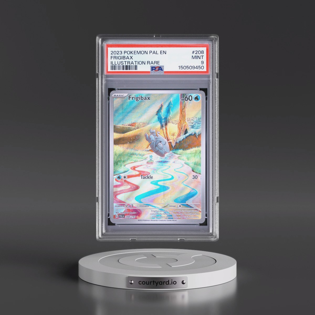 2023 Pokémon Pal EN-Paldea Evolved #208 Frigibax - Illustration Rare (PSA 9 MINT)