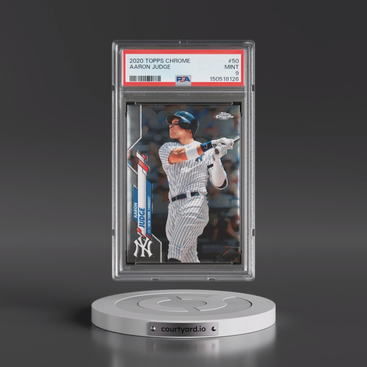 2020 Topps Chrome #50 Aaron Judge (PSA 9 MINT)