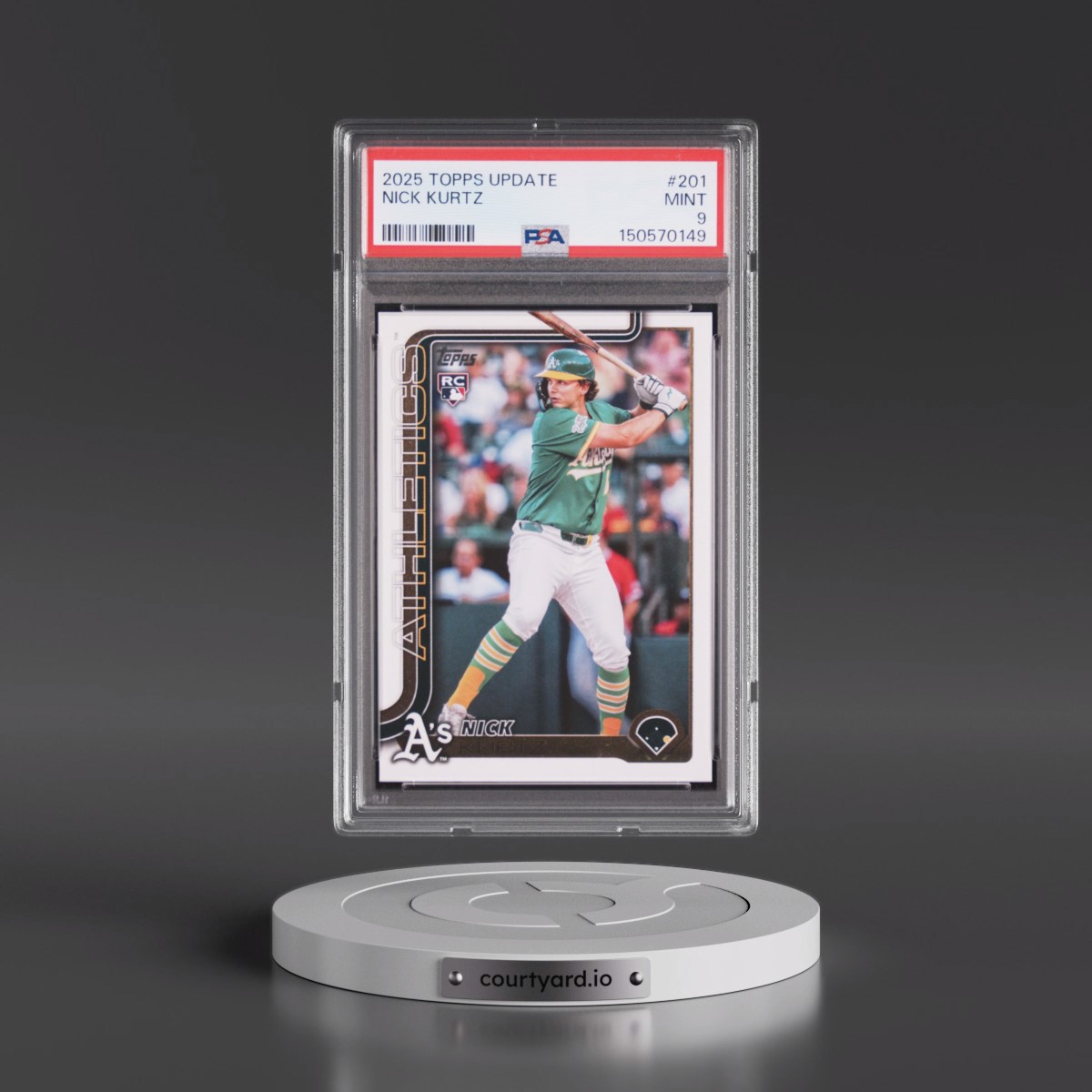 2025 Topps Update #201 Nick Kurtz (PSA 9 MINT)