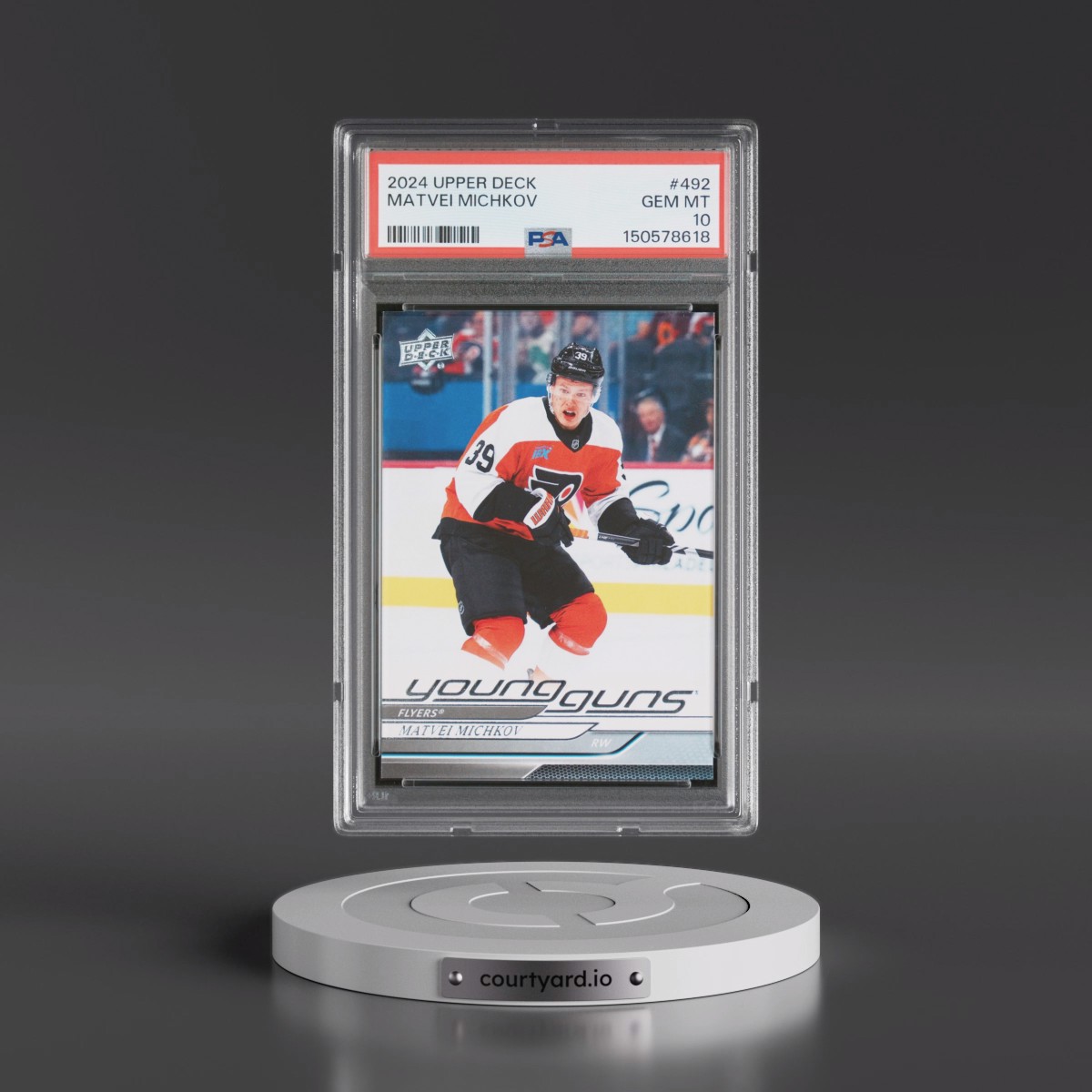2024 Upper Deck #492 Matvei Michkov (PSA 10 GEM MINT)