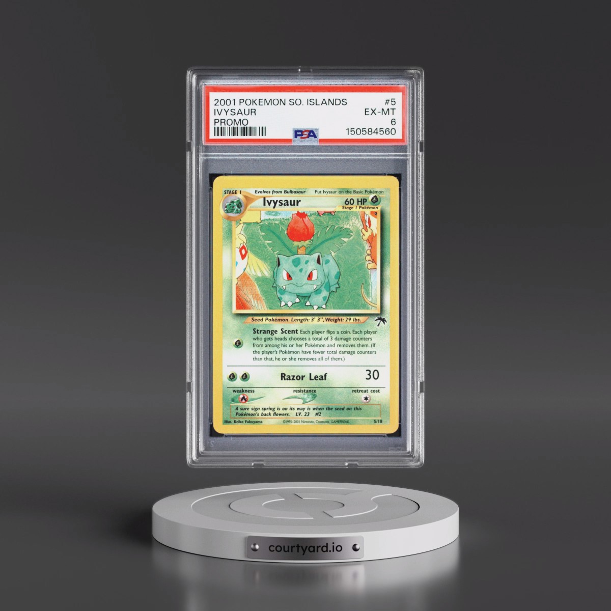 2001 Pokémon Southern Islands Promo #5 Ivysaur (PSA 6 EX-MT)