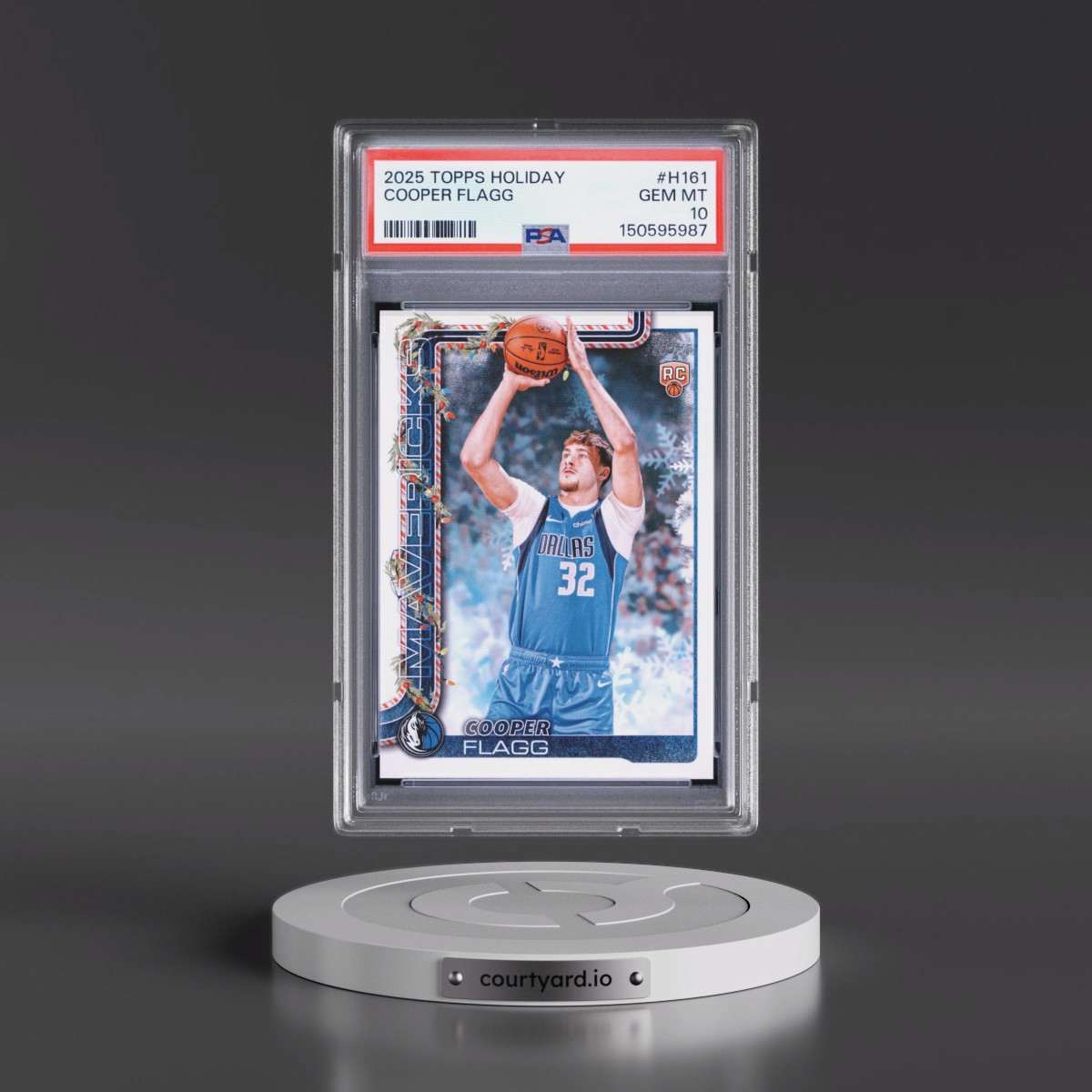 2025 Topps Holiday #H161 Cooper Flagg (PSA 10 GEM MINT)