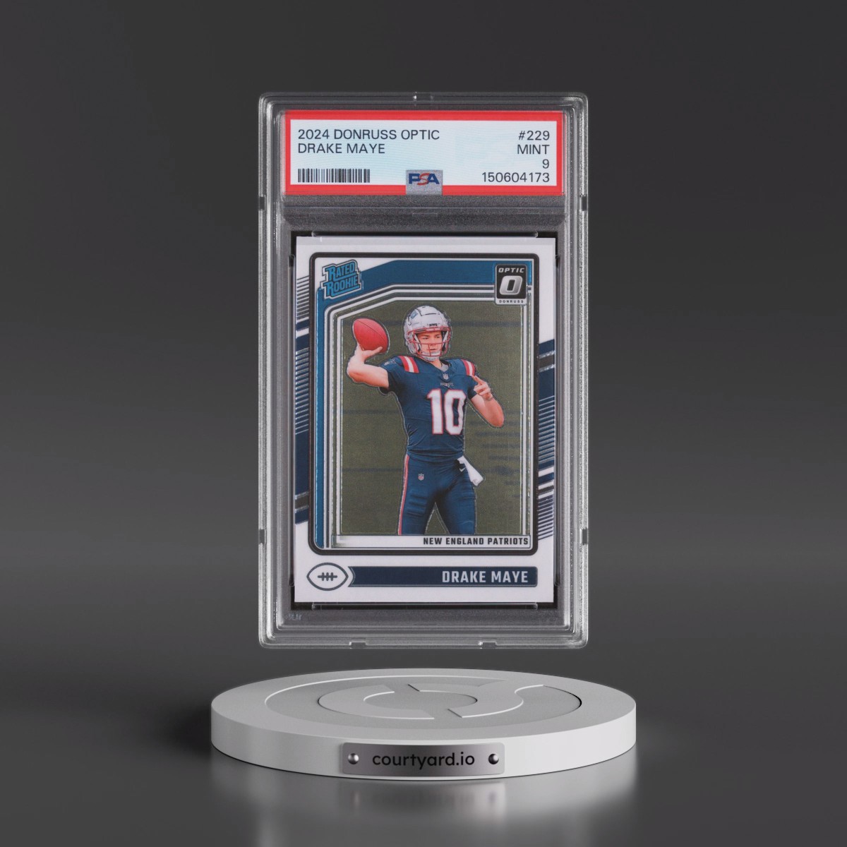 2024 Panini Donruss Optic #229 Drake Maye (PSA 9 MINT)