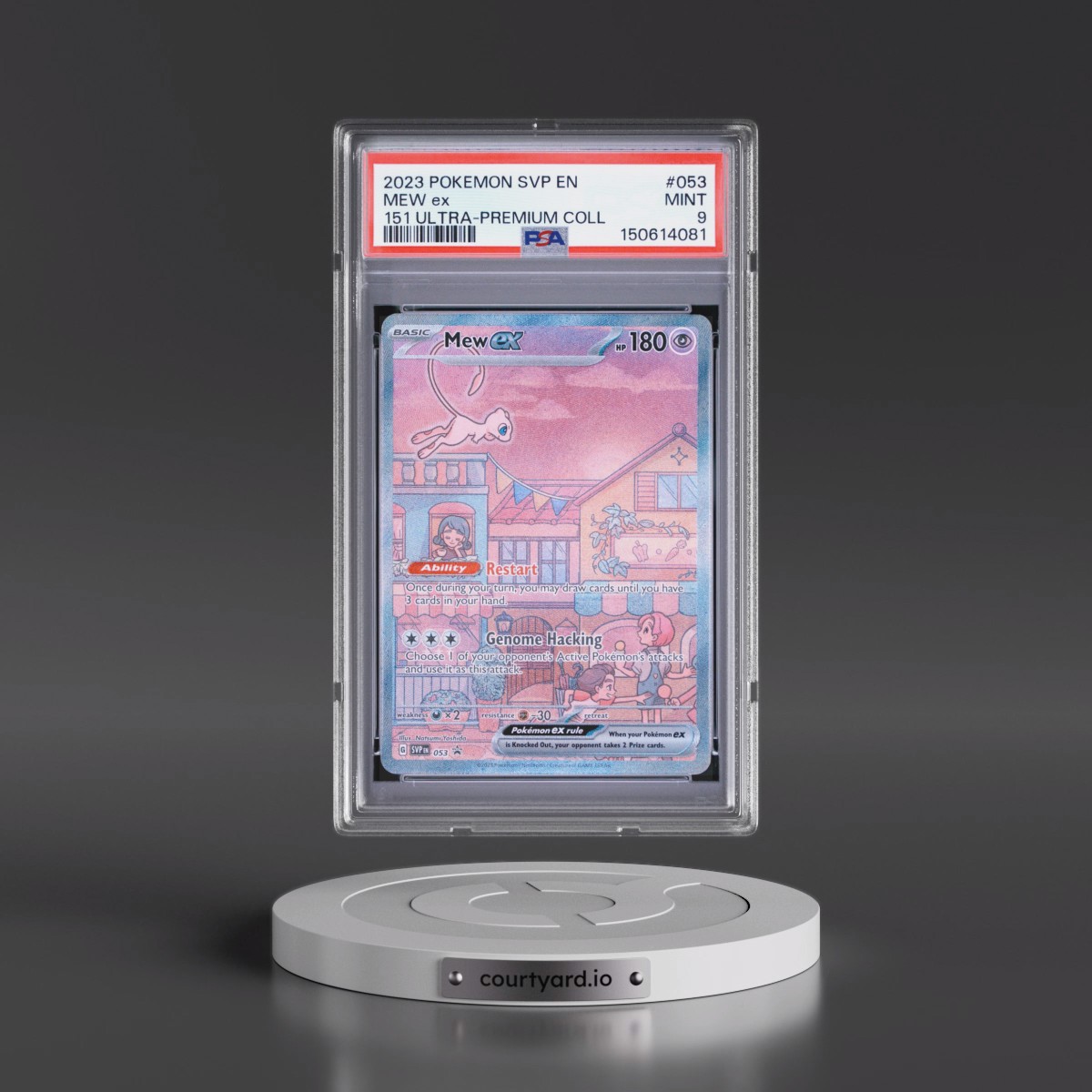 2023 Pokémon Svp EN-SV Black Star Promo #053 Mew EX - Holo 151 Ultra-Premium Collection (PSA 9 MINT)