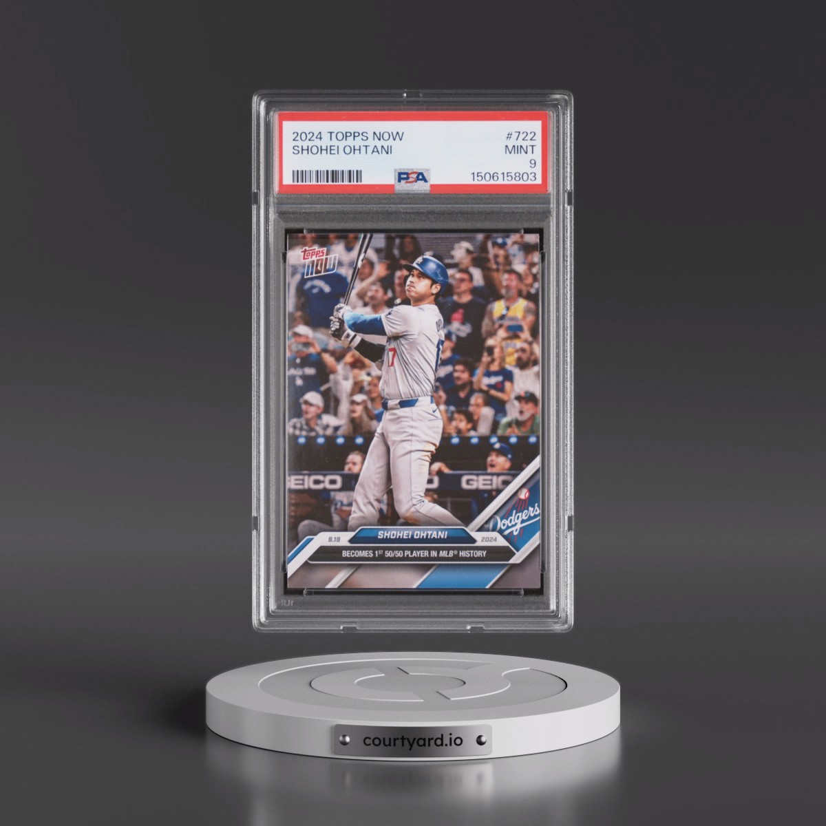 2024 Topps Now #722 Shohei Ohtani (PSA 9 MINT)