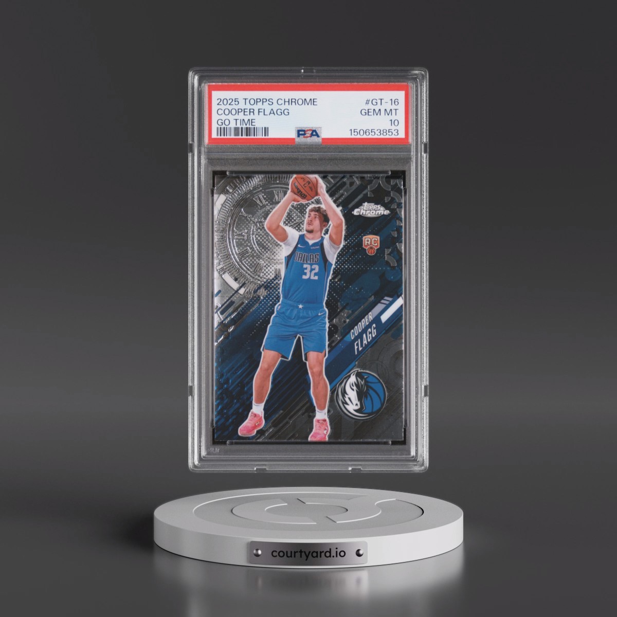 2025 Topps Chrome Go Time #GT-16 Cooper Flagg (PSA 10 GEM MINT)