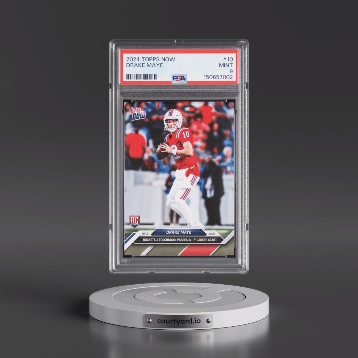 2024 Topps Now #10 Drake Maye (PSA 9 MINT)