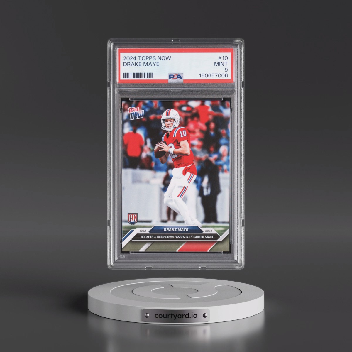 2024 Topps Now #10 Drake Maye (PSA 9 MINT)