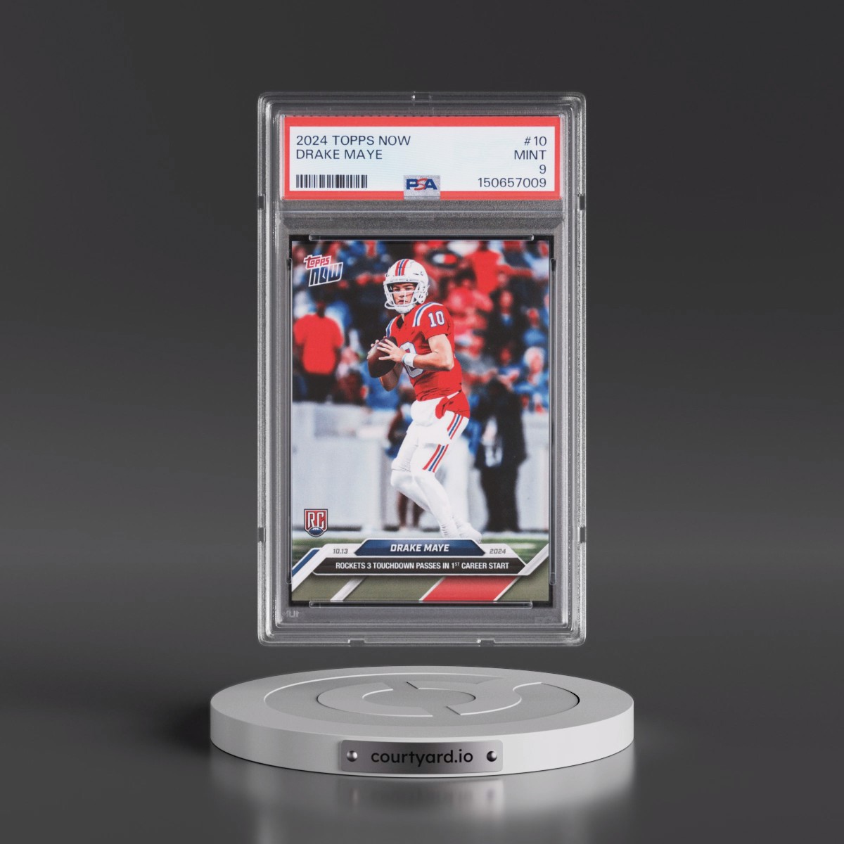 2024 Topps Now #10 Drake Maye (PSA 9 MINT)