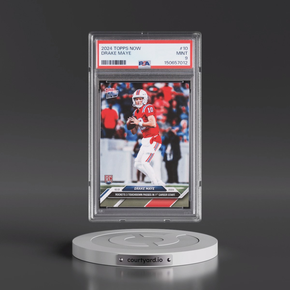 2024 Topps Now #10 Drake Maye (PSA 9 MINT)