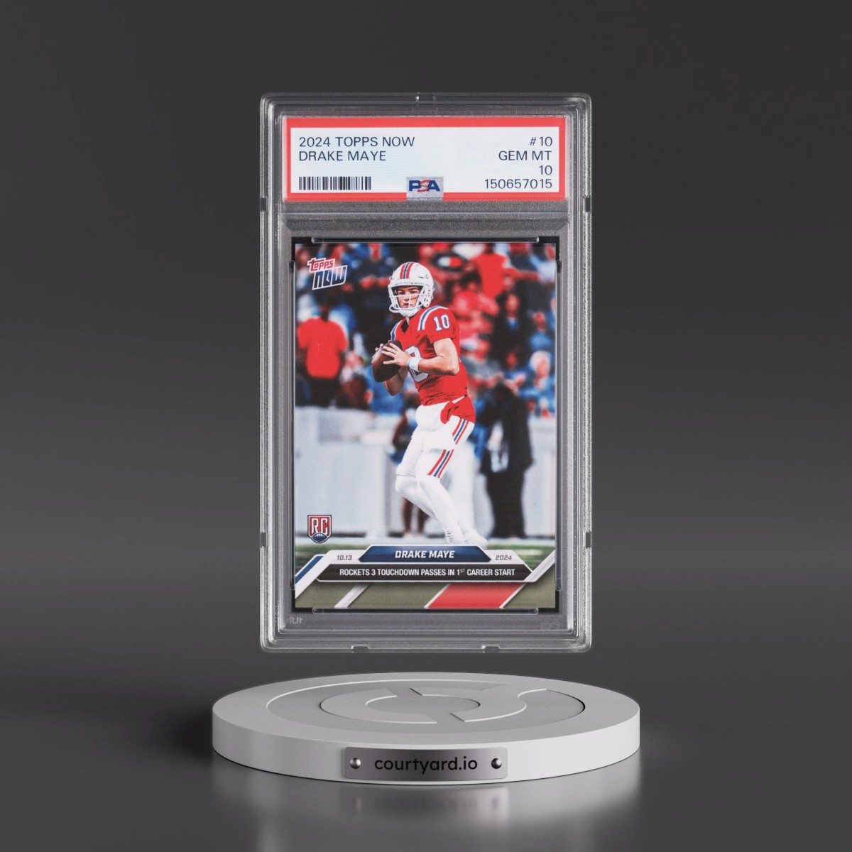 2024 Topps Now #10 Drake Maye (PSA 10 GEM MINT)