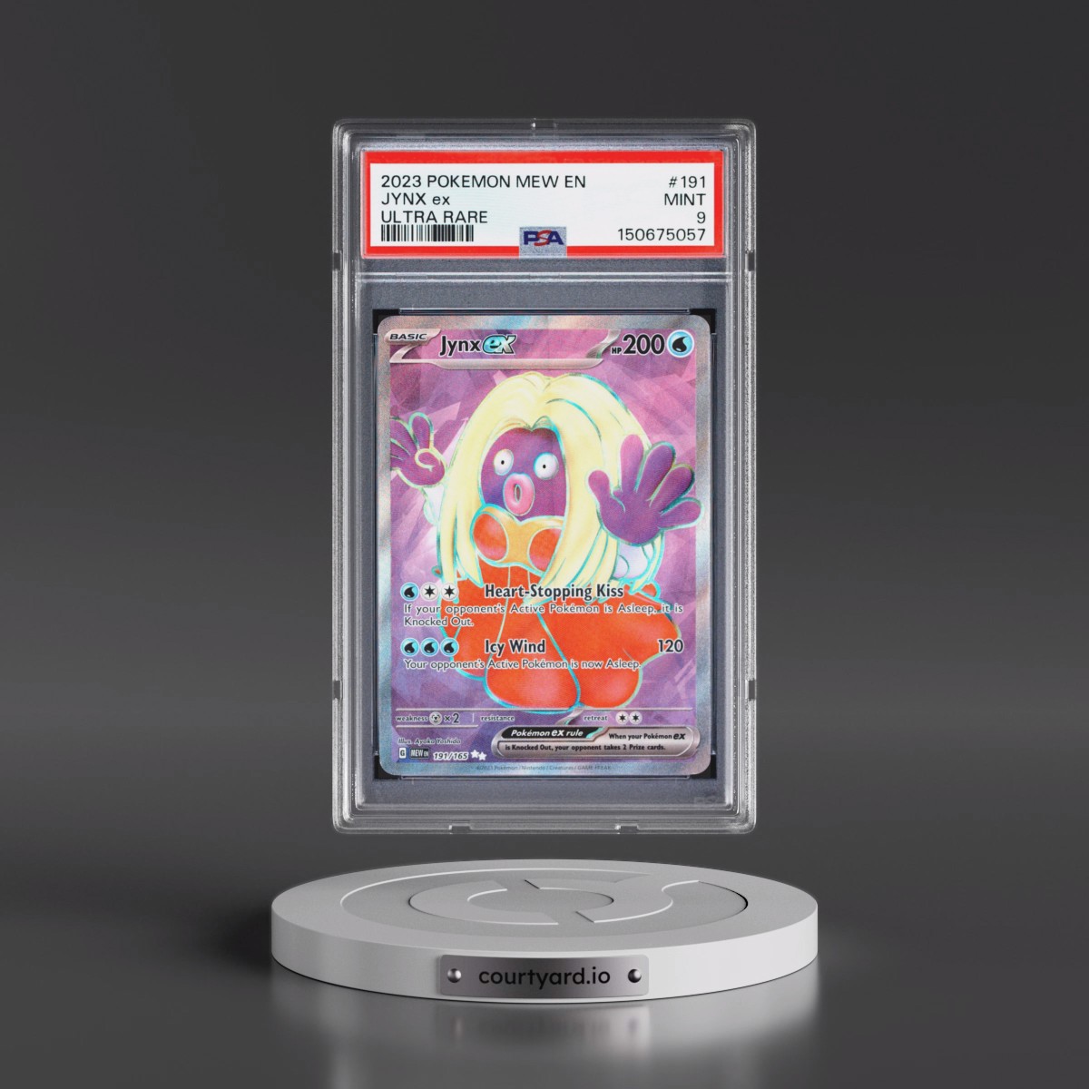 2023 Pokémon Mew EN-151 #191 Jynx EX - Holo Ultra Rare (PSA 9 MINT)