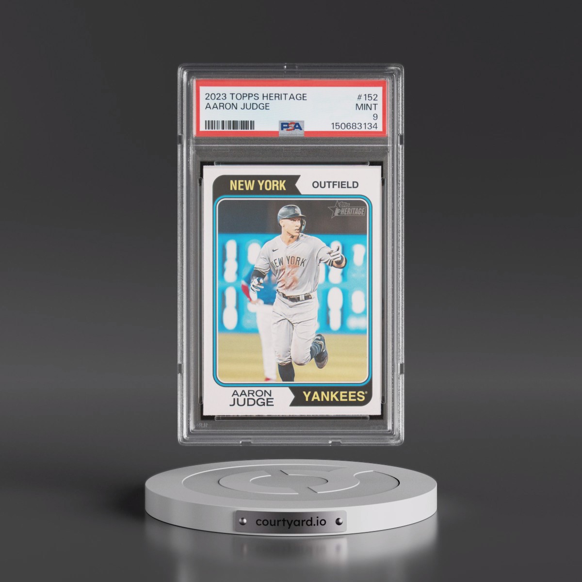 2023 Topps Heritage #152 Aaron Judge (PSA 9 MINT)