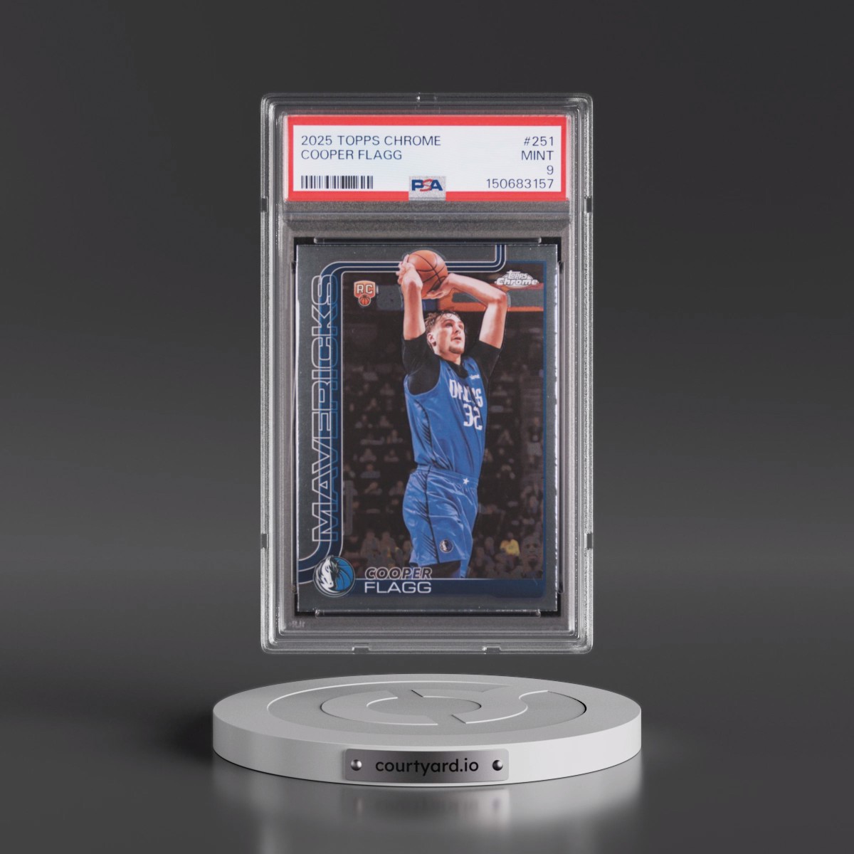 2025 Topps Chrome #251 Cooper Flagg (PSA 9 MINT)