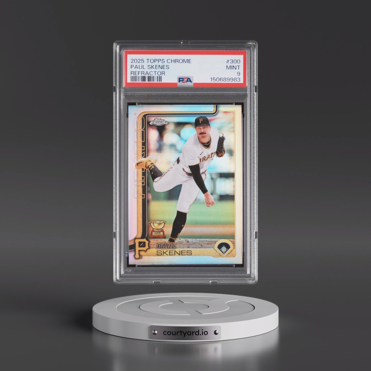 2025 Topps Chrome #300 Paul Skenes - Refractor (PSA 9 MINT)
