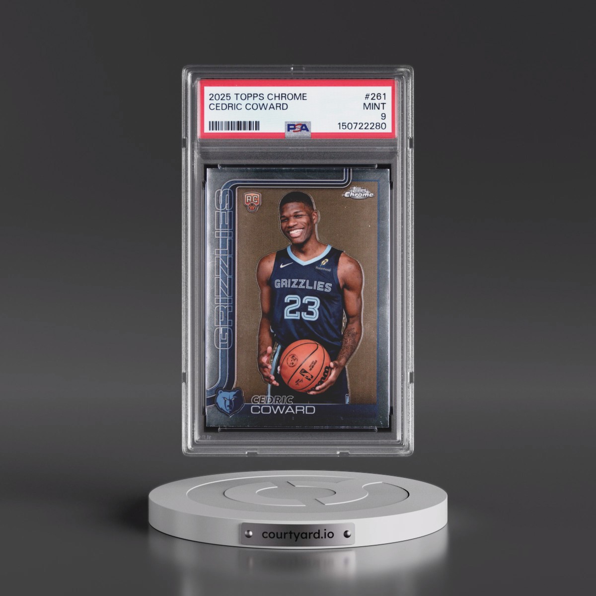 2025 Topps Chrome #261 Cedric Coward (PSA 9 MINT)