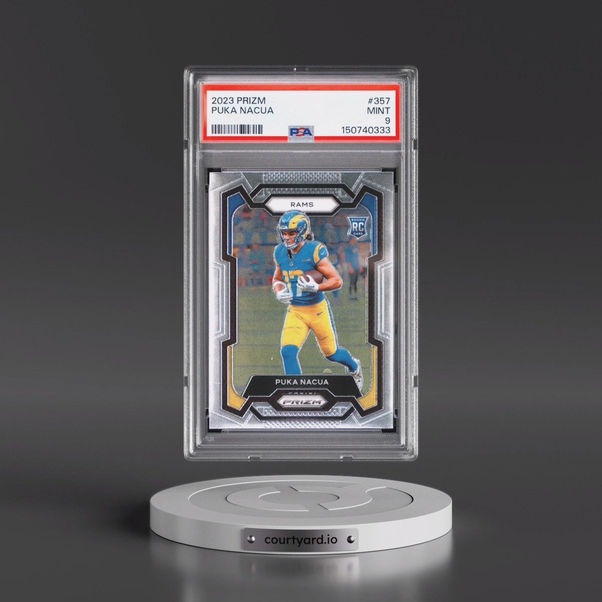 2023 Panini Prizm #357 Puka Nacua (PSA 9 MINT)