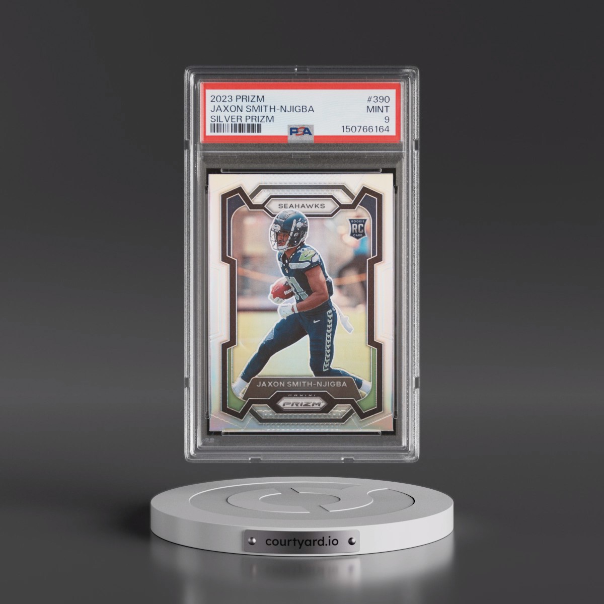 2023 Panini Prizm #390 Jaxon Smith-Njigba - Silver Prizm (PSA 9 MINT)