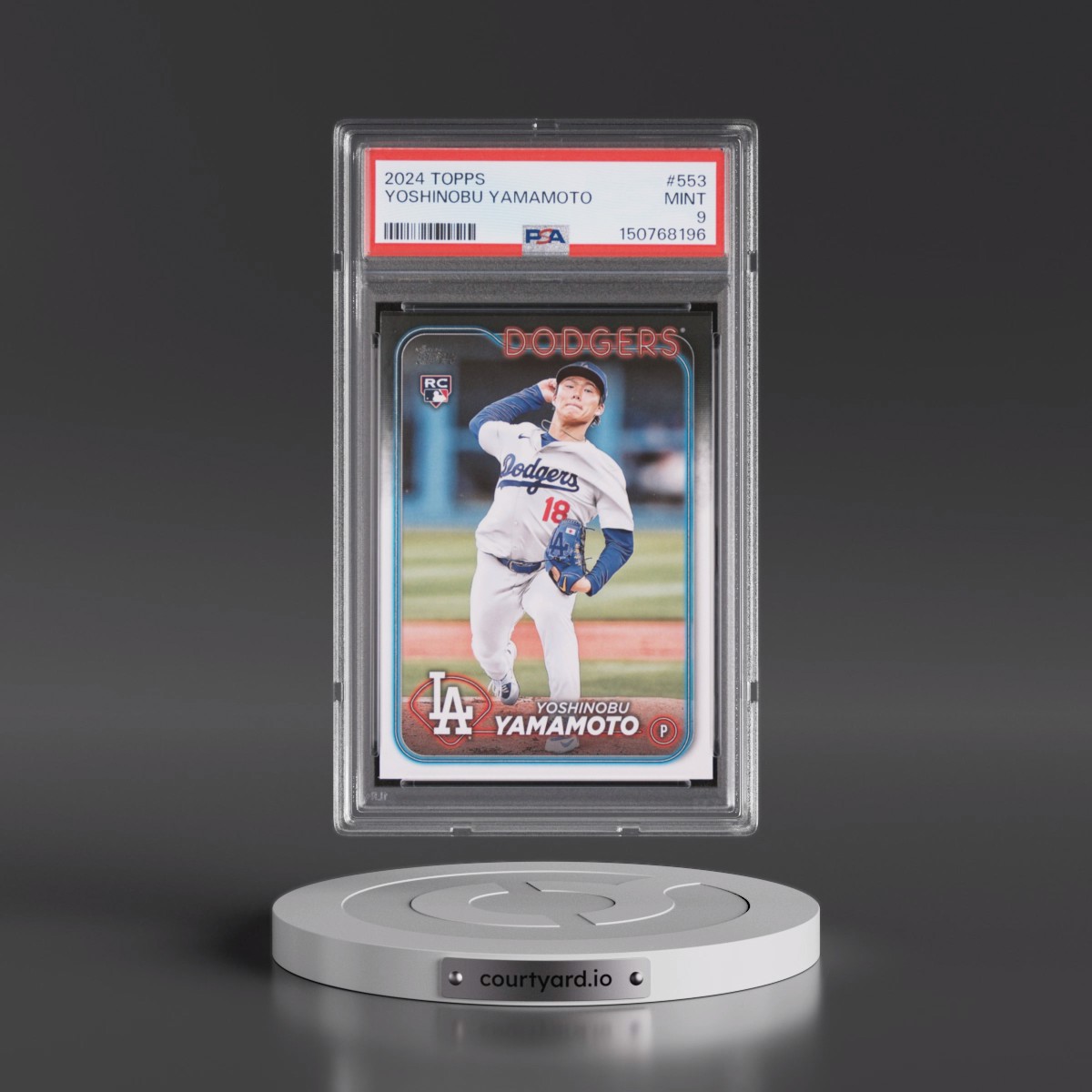 2024 Topps #553 Yoshinobu Yamamoto (PSA 9 MINT)