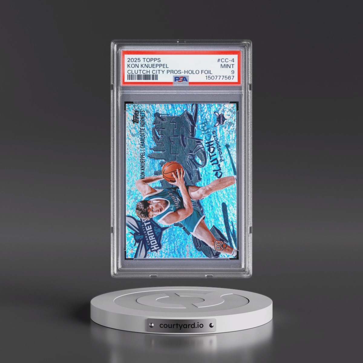 2025 Topps Clutch City Prospects #CC-4 Kon Knueppel - Holo Foil (PSA 9 MINT)