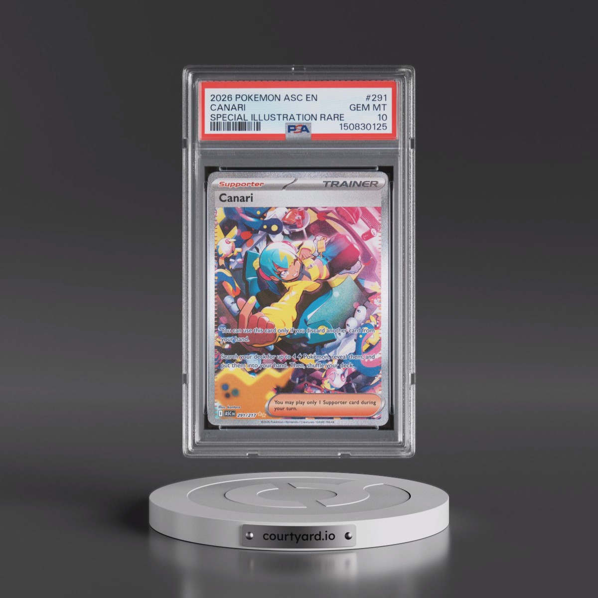 2026 Pokémon Asc EN-Ascended Heroes #291 Canari - Special Illustration Rare (PSA 10 GEM MINT)